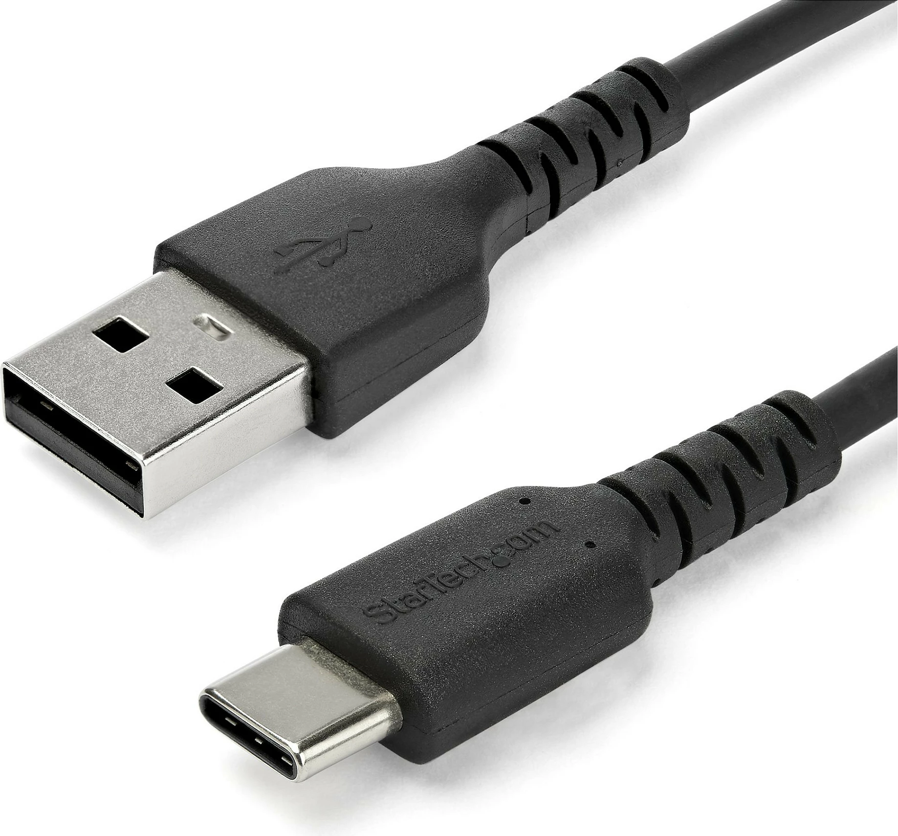 Kabllo USB StarTech 2m USB-A në USB-C, USB 2.0, 60W PD, e zezë