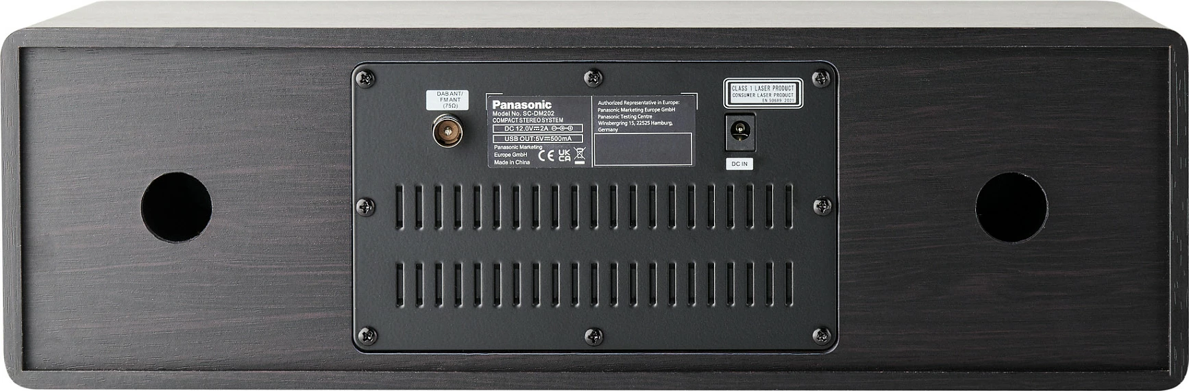 Sistem audio mikro Panasonic SC-DM202EG-K, Bluetooth 5.0, CD/USB, 24 W, i zi