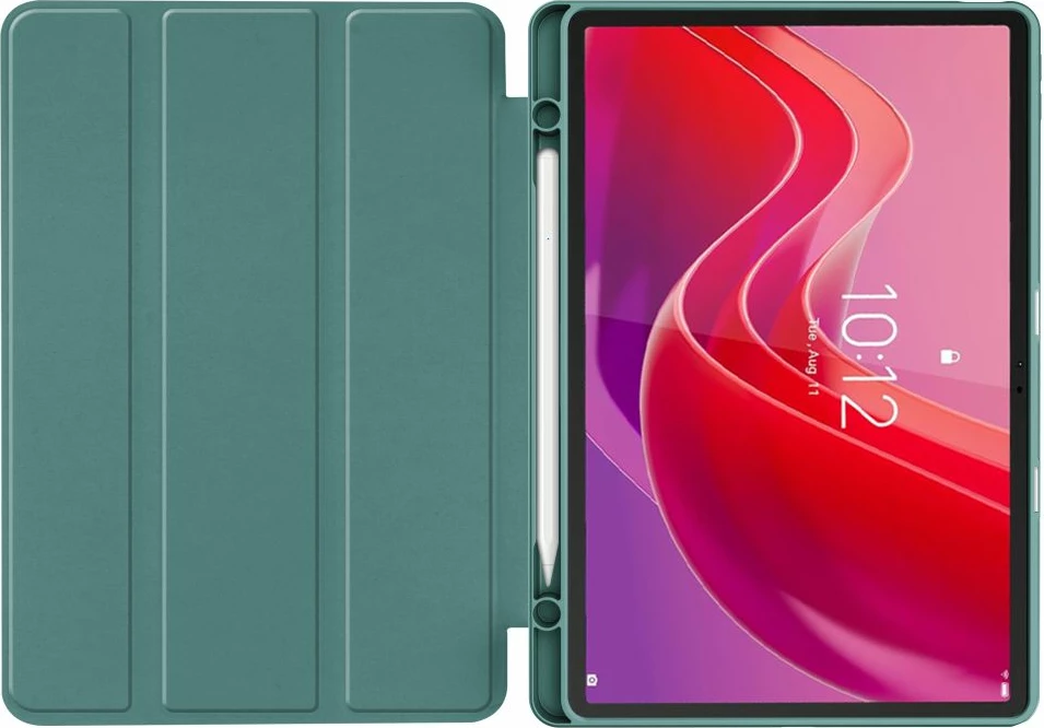 Mbështjellës tablet Tech-Protect SC Pen për Lenovo Tab M11 11" TB-330, silikon, e gjelbër