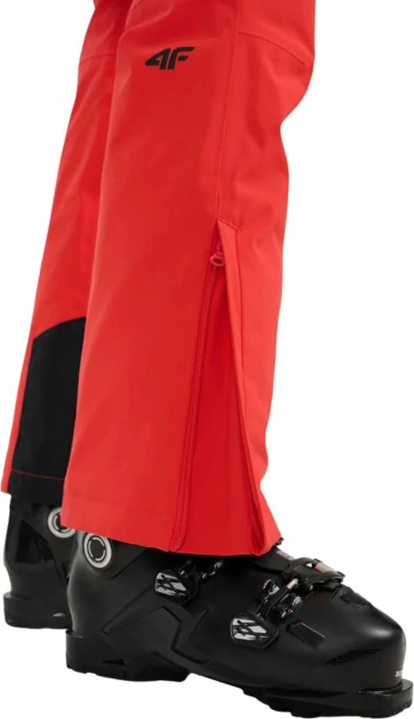 Pantallona skijimi për femra 4f, të kuqe