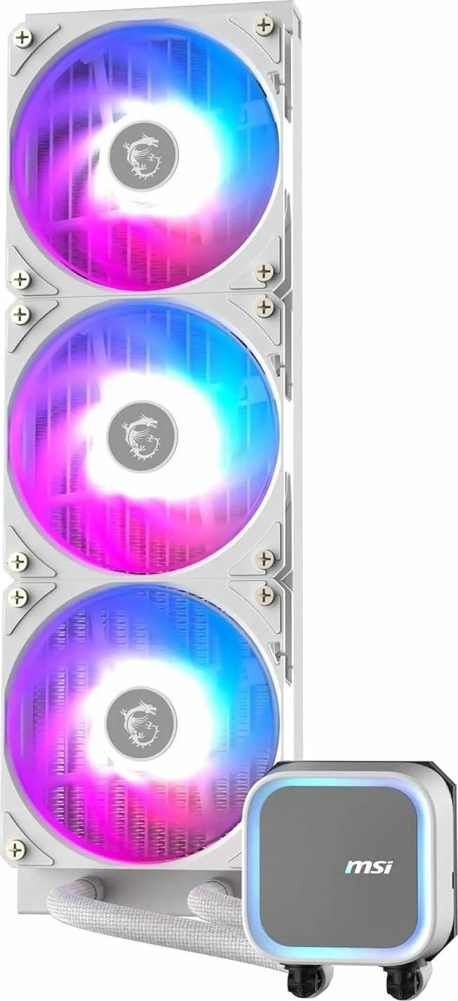Ftohës me ujë MSI MAG CoreLiquid A13 360mm ARGB, i bardhë