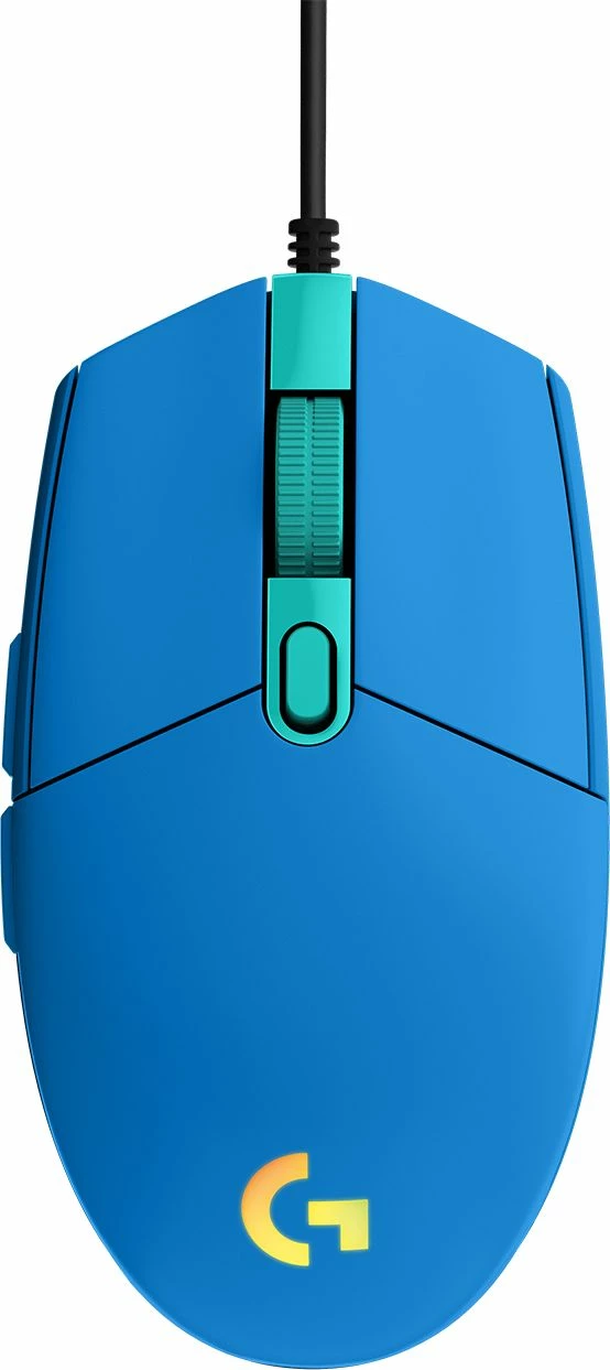 Maus Logitech G102 Lightsync 910-005801, me kabllo USB, 8000 DPI, RGB, 6 butona, blu