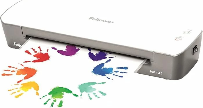 Laminator Fellowes Ion A4, 80-125 mikron, 4 min parangrohje, 2 rula, gri/bardhë, 1 copë