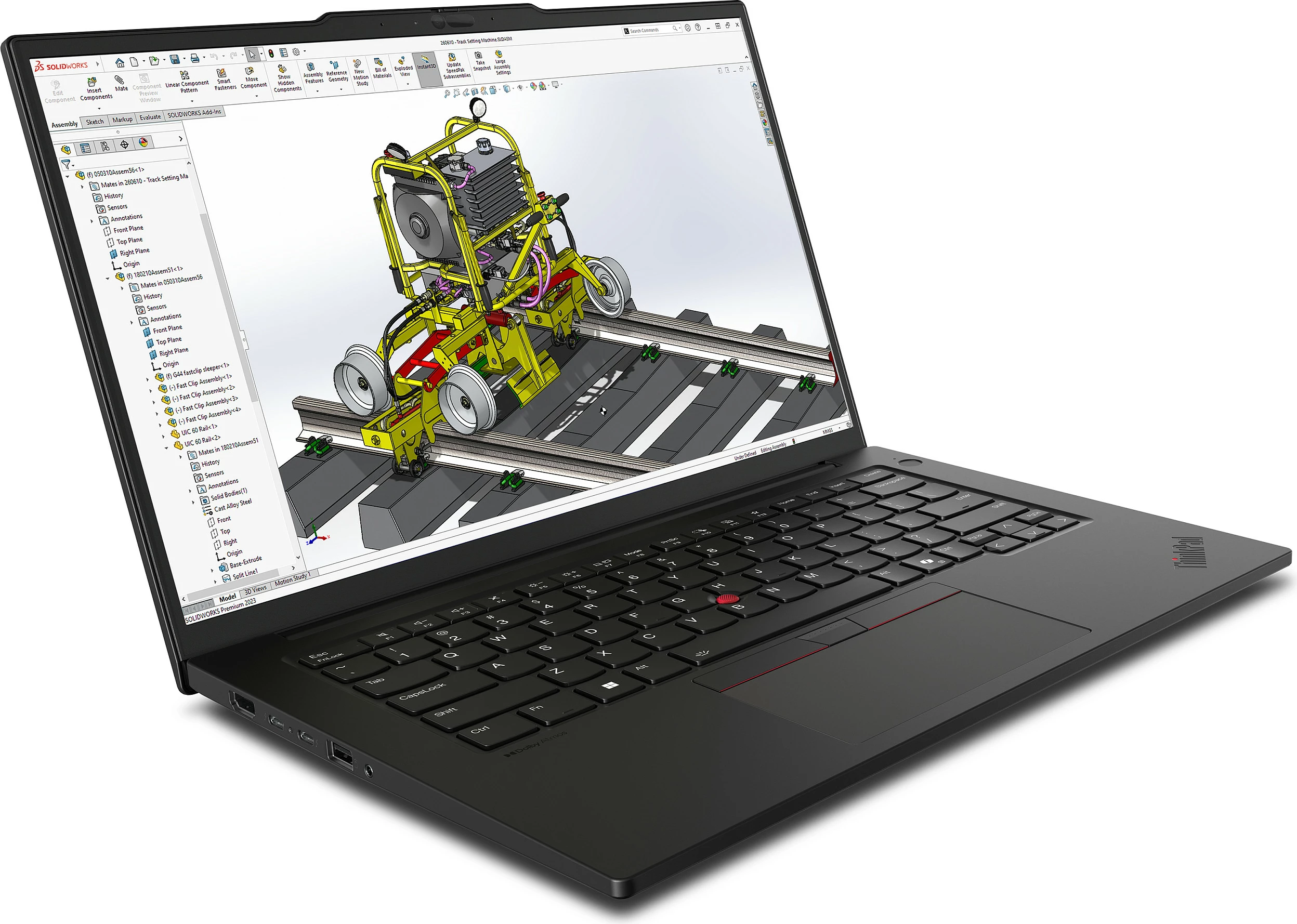 Laptop Lenovo ThinkPad P14s G6, Core Ultra 9 285H, 64GB RAM Memorje, 1TB SSD, 14.5" 2560x1600, Windows 11 Pro, e zezë