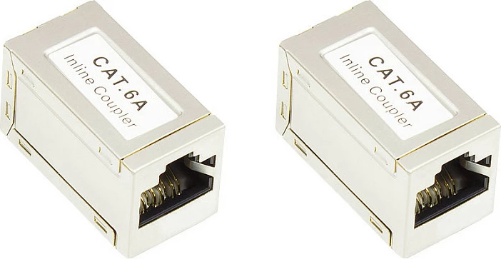 Kuplues kabllo rrjeti GoodConnections RJ45 Cat 6A, i mbrojtun (shielded), argjendtë