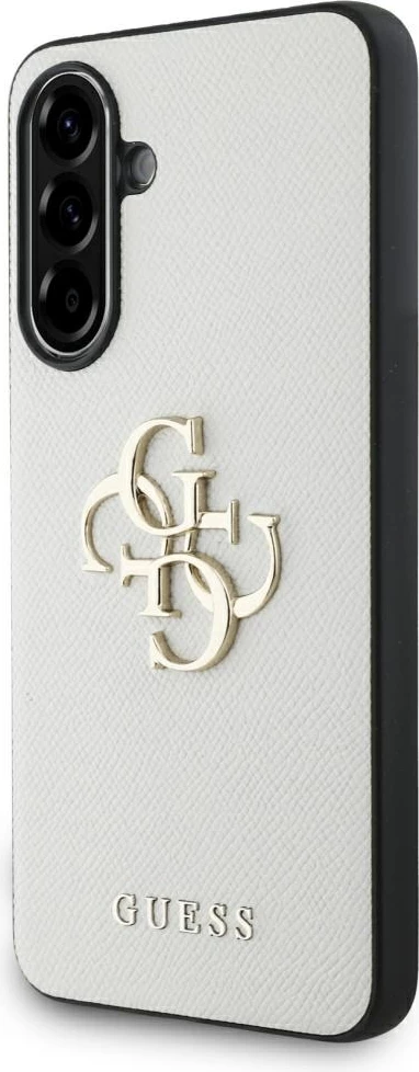 Mbështjellës Guess Grained Big 4G Logo Small Classic Logo për Samsung Galaxy A56, Bezhe