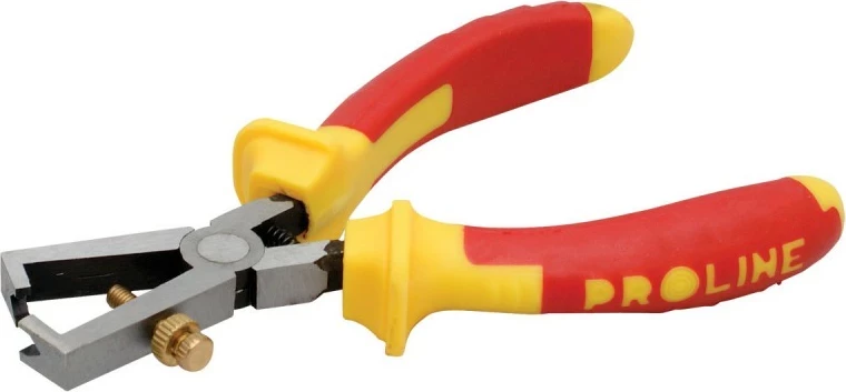 Pincë zhveshëse kabllosh PROLINE 28519, 0.5-5 mm², e izolume 1000V, kuqe/verdhë