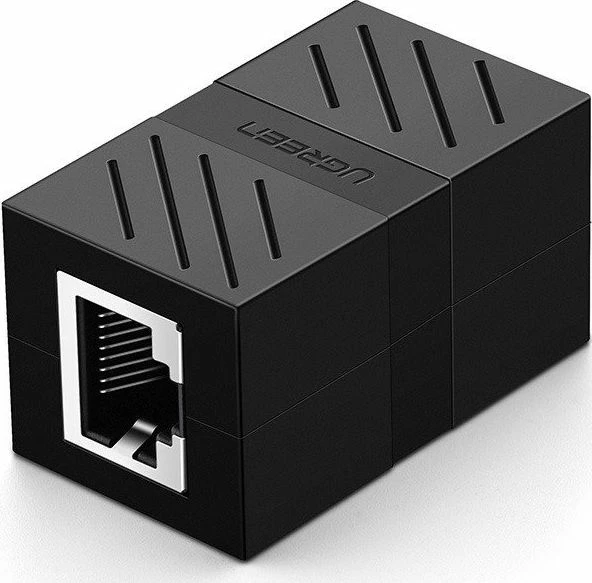 Konektor rrjeti RJ45 Ugreen NW114 Cat.7 8P/8C 2xRJ45 10Gb/s, i zi