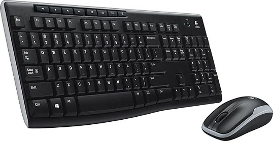 Set maus dhe tastierë Logitech Wireless Desktop MK270, wireless, QWERTZ, e zezë