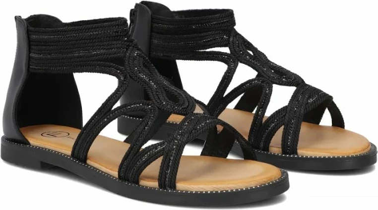 Sandale femrash Filippo DS7897, të zeza
