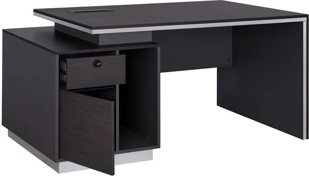 Zyrë profesionale me kabinet majtas, Rosewoof FH2087L, 160x80x76 cm
