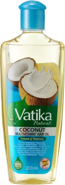 Vaj për flokë për femra Dabur Vatika Coconut, 200ml