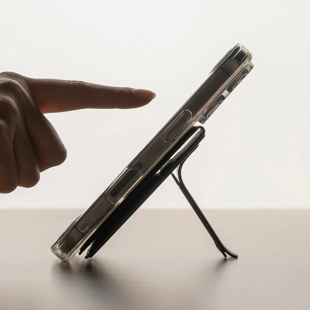 Mbajtës kartelash me magnet Ringke Wallet Slide Grip MagSafe, i zi