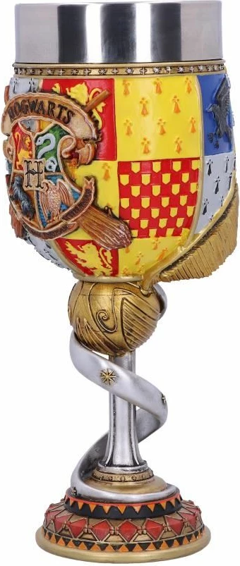 Kelih koleksionues Nemesis Now Harry Potter Golden Snitch, resinë me insert çelik inox, i pikturuar me dorë, i artë