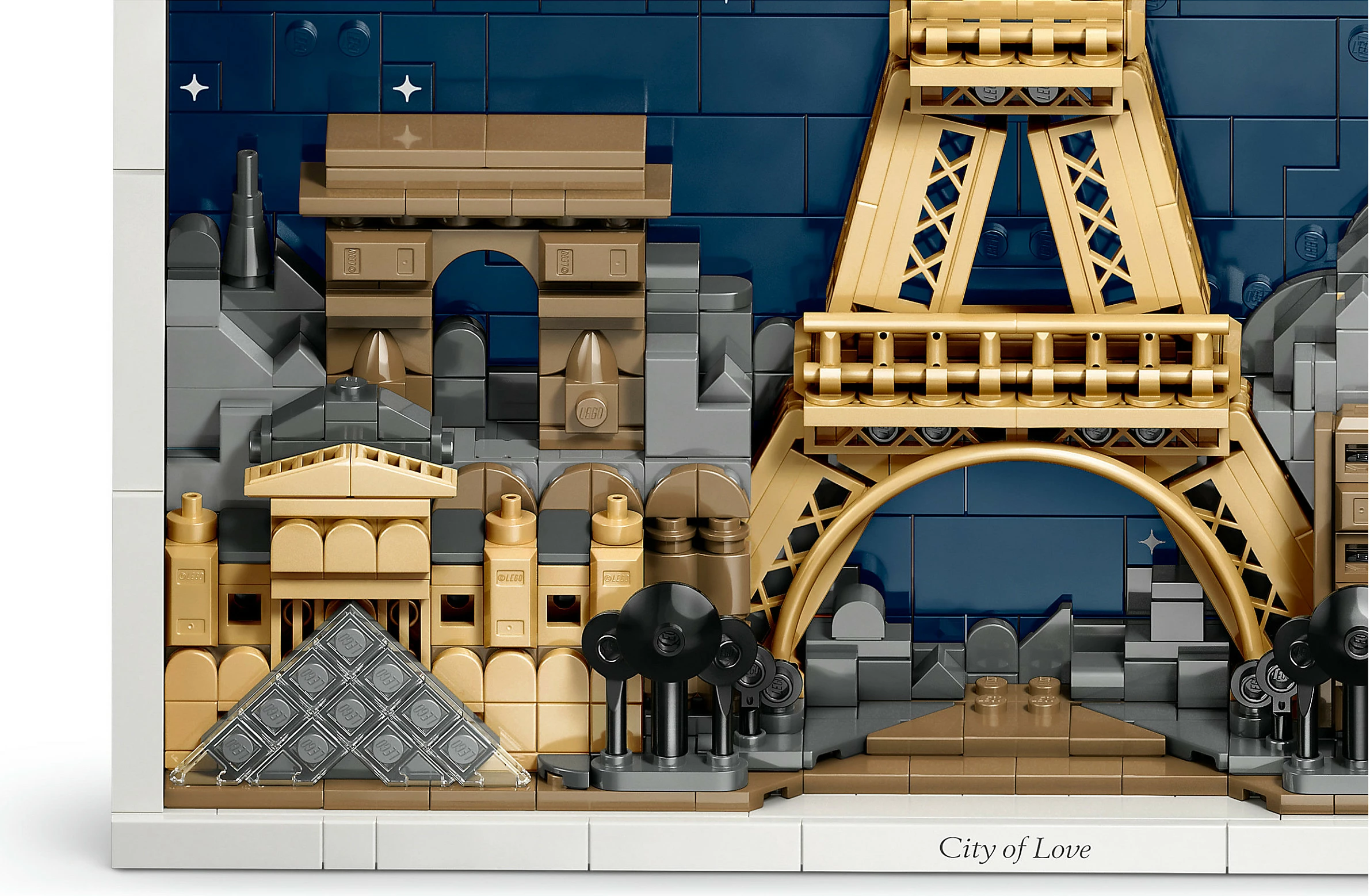 Set ndërtimi LEGO Architecture Paris City of Love 21064, 958 copa, multikolor
