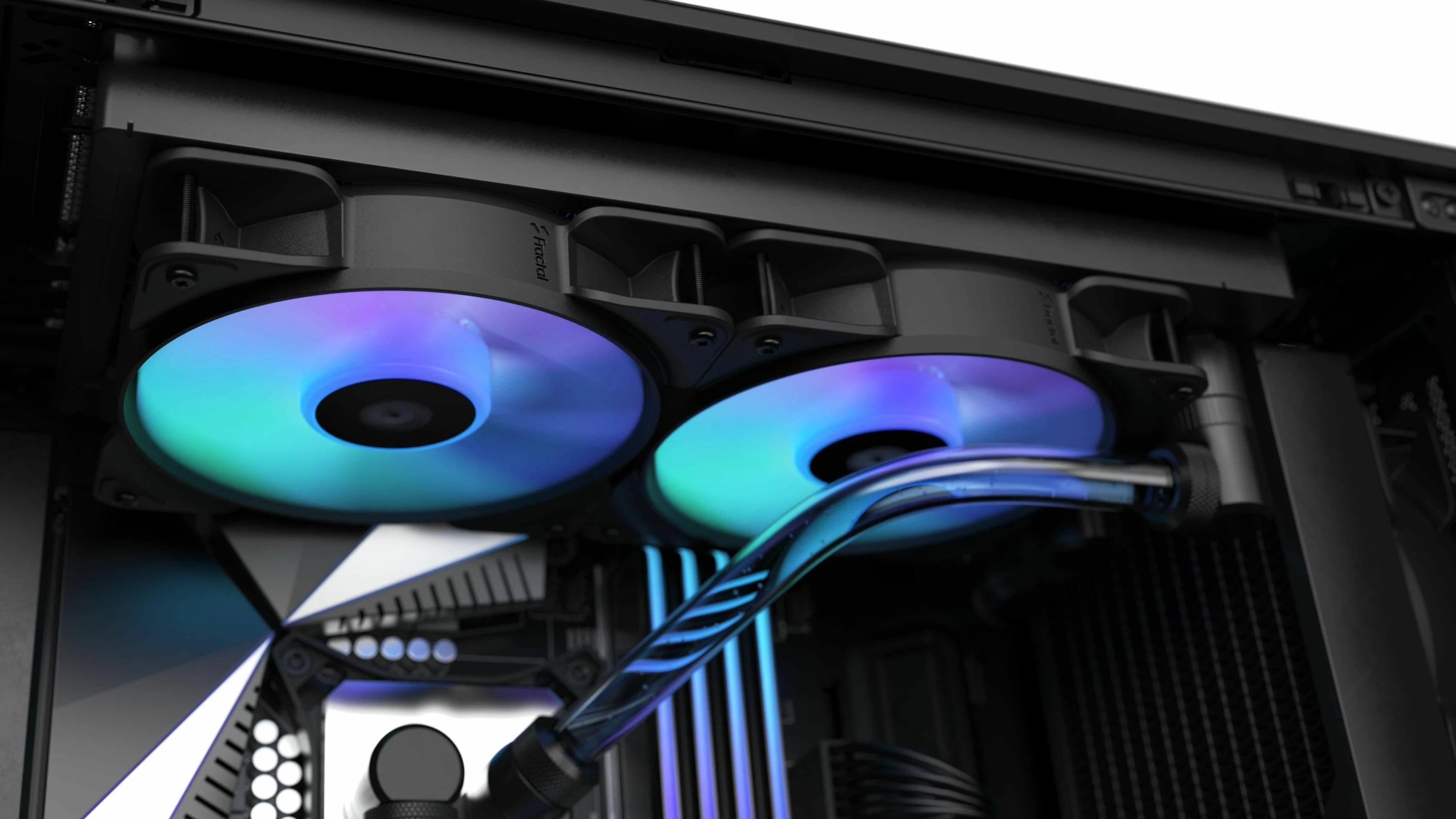 Ventilator kasë Fractal Design Aspect 12 RGB FD-F-AS1-1205, 120mm ARGB, 2000rpm, 3-pin, i zi, 1 copë