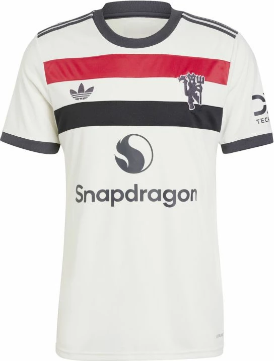 Maicë për meshkuj adidas Manchester United, e bardhë