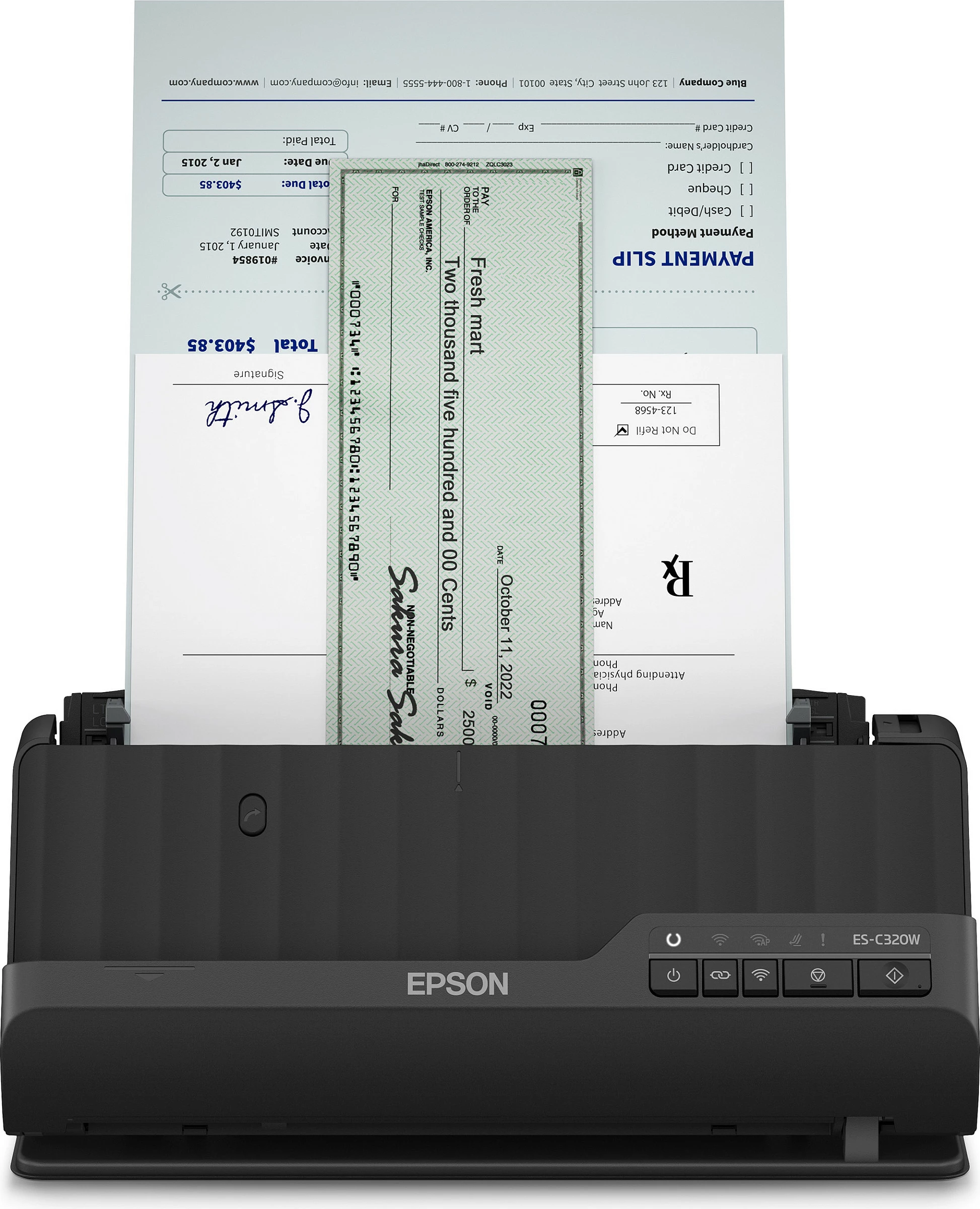 Skener Epson WorkForce ES-C320W, Duplex, Wi‑Fi, 30 ppm, i zi