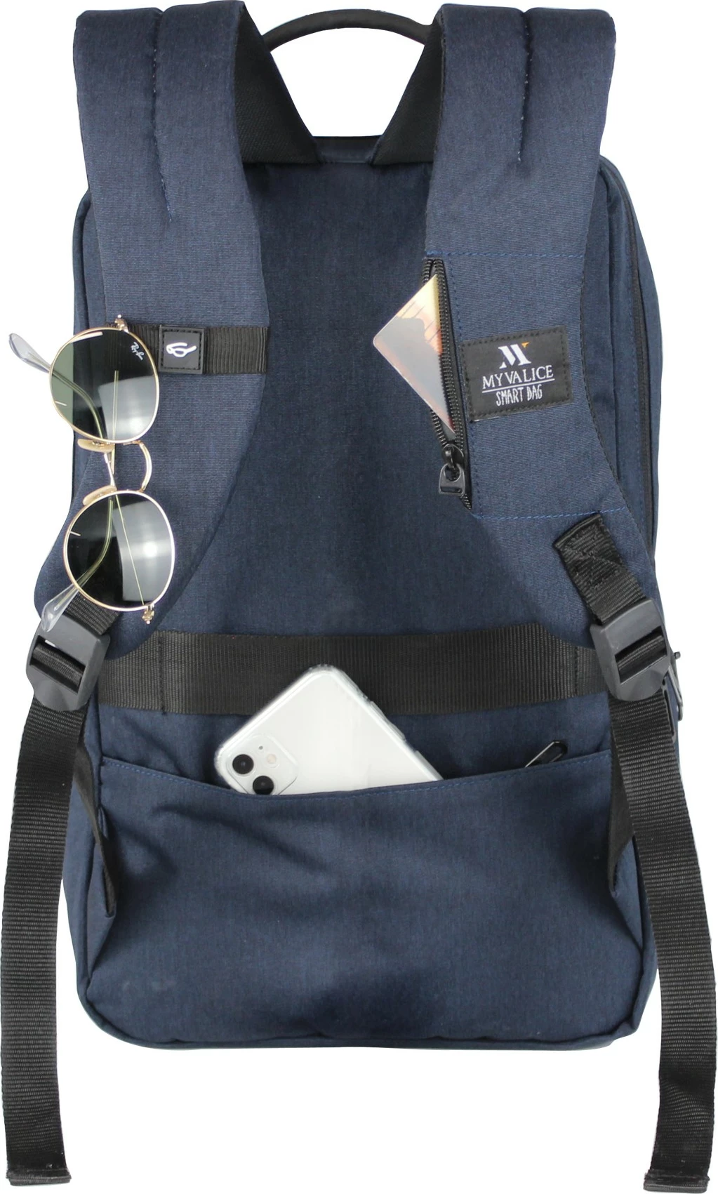 Çantë shpine për laptop, ngjyrë kaltër e errët, Zoozie Bags, 2133