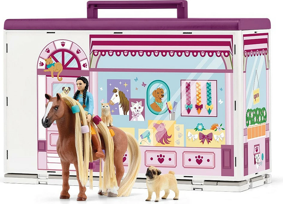 Set lodër Schleich Sofia's Beauties Tier Salon 42614, 66 pjesë