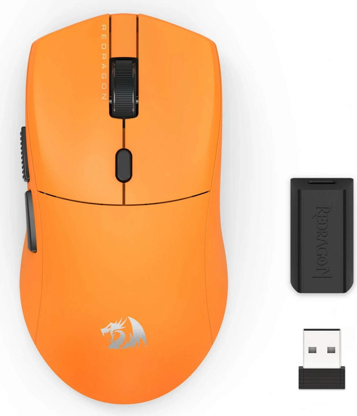 Maus gaming Redragon Sparda M919OB-ULT, wireless/Bluetooth, 45000 DPI, portokalli