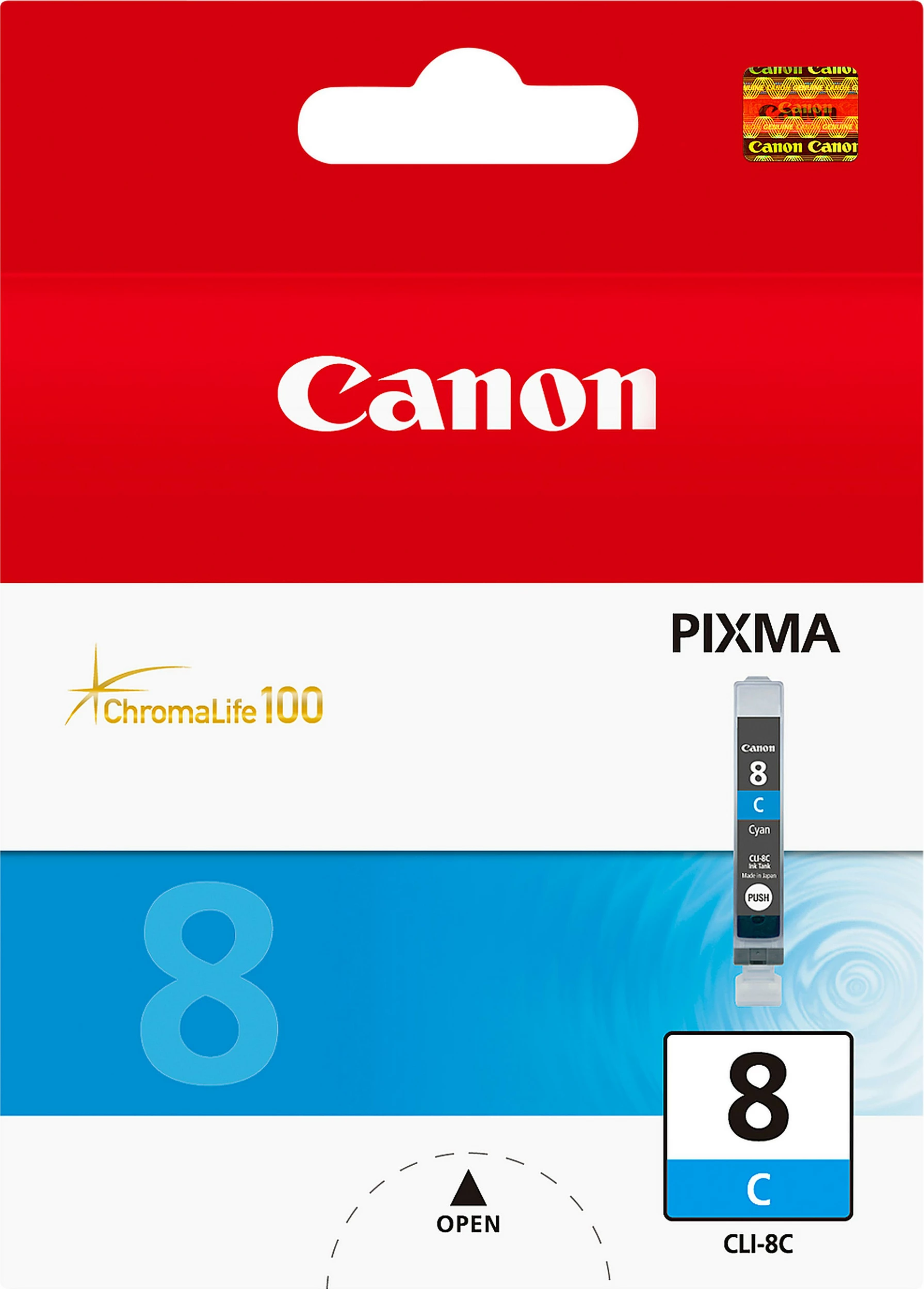 Toner Canon CLI-8C, Cyan, 790 faqe