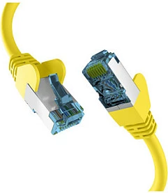 Kabllo rrjeti EFB Elektronik EC020200178, Cat7 S/FTP, 0.5 m, RJ45, e verdhë