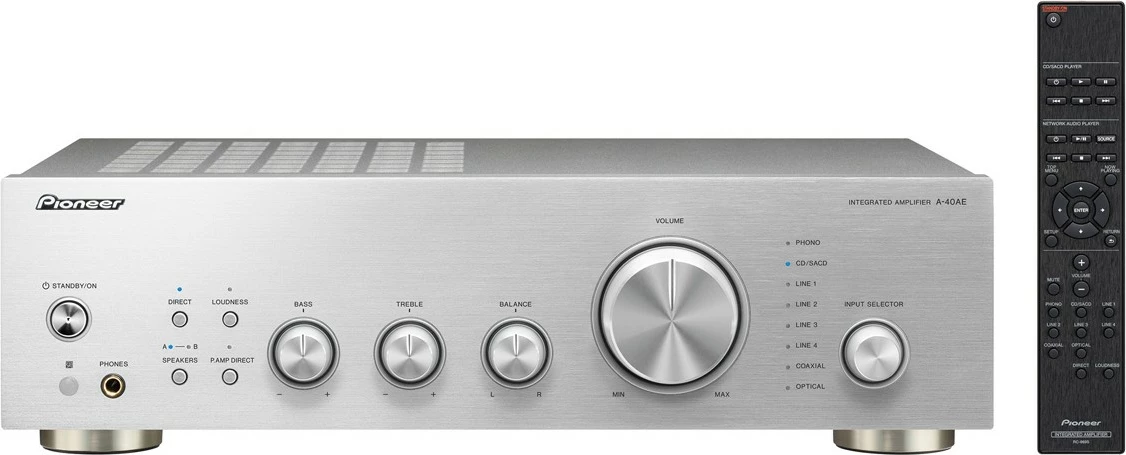 Amplifikator Pioneer A-40AE-S, 150W, argjendtë