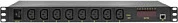 PDU 19" LogiLink, 8x C13, 1U, i monitorum, RJ-45, 20A, e zezë