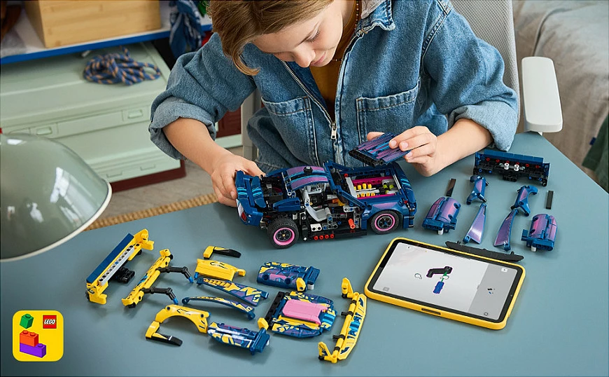 Set ndërtimi LEGO Technic 42236 Custom Garage Ford Mustang GT, 973 pjesë, 10+, shumëngjyrësh