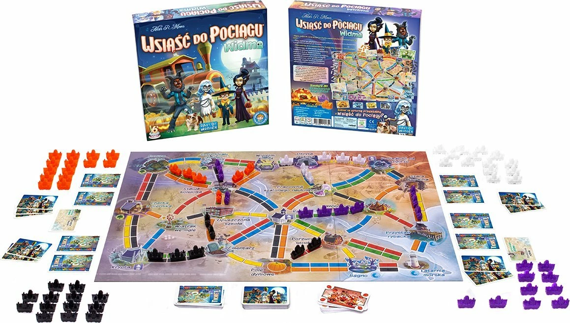 Lojë tavoline Rebel Ticket to Ride: Phantom, 2-4 lojtarë, 6+, 30 min, version polonisht