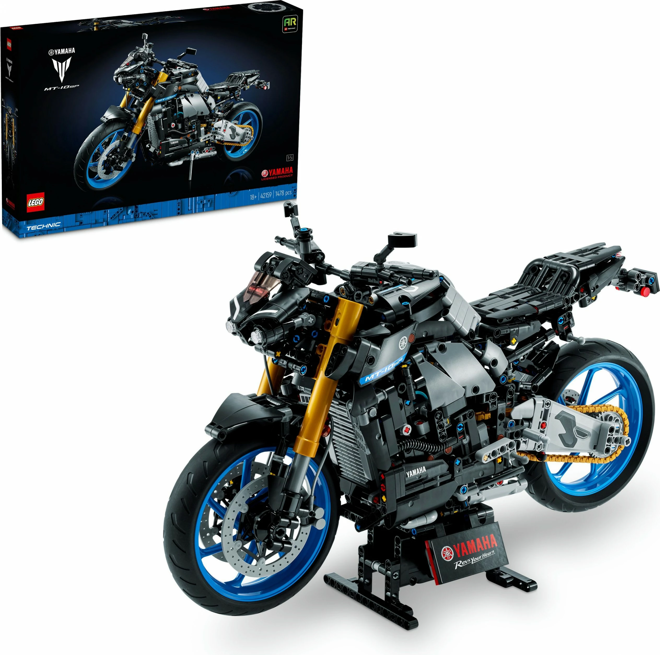 Set ndërtimi LEGO Yamaha MT-10 SP, 1478 pjesë, shumëngjyrësh