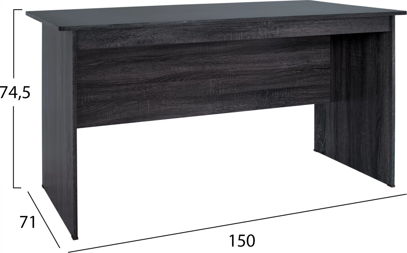Sipërfaqe tavoline për zyre melamine 150x71x74.5 FH2284.01 ngjyrë gri