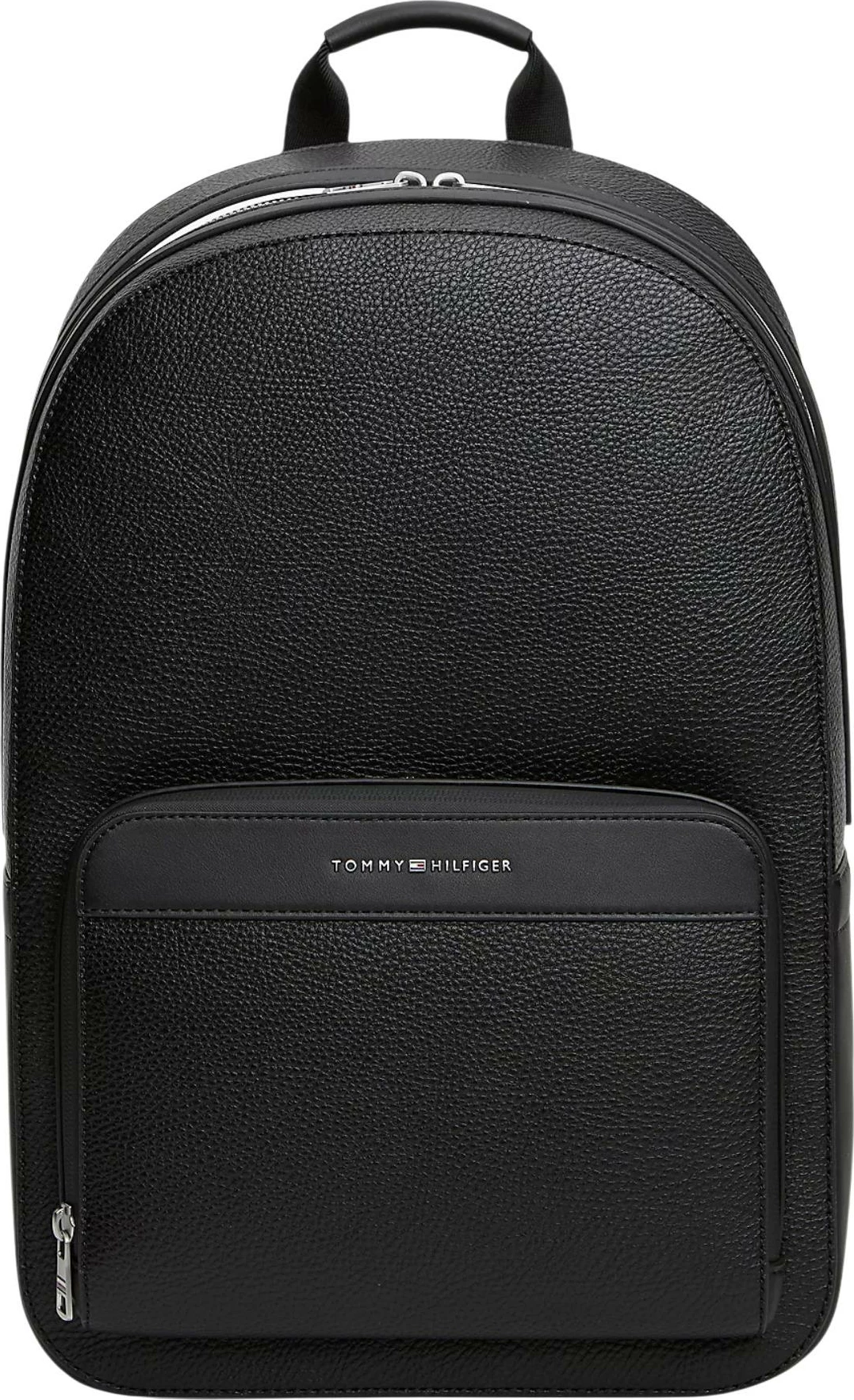 Çantë shpine Tommy Hilfiger TH Central Dome AM0AM14686, e zezë