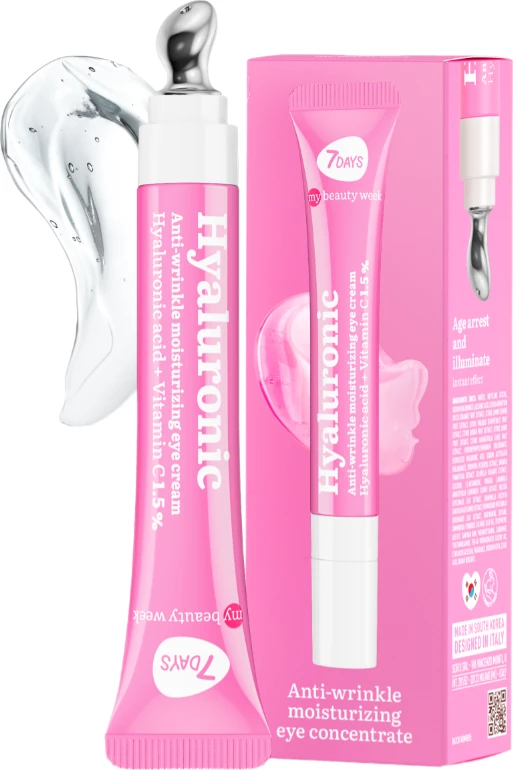 Xhel-krem për zonën e syve 7days Hyaluronic Anti Wrinkle Eye Concentrate, 18ml