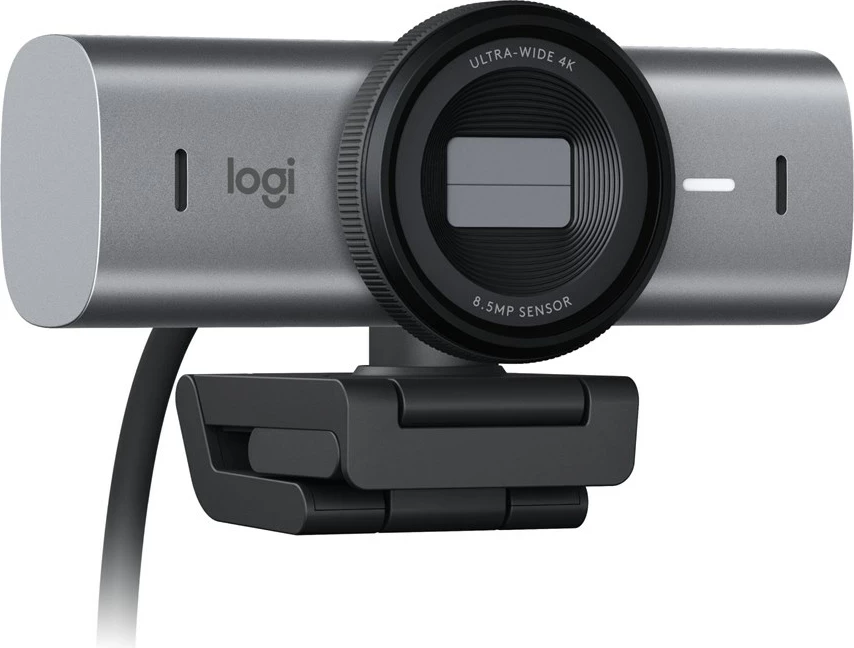 Webcam Logitech MX Brio, 4K, 3 mikrofona, USB Type C, Grafit