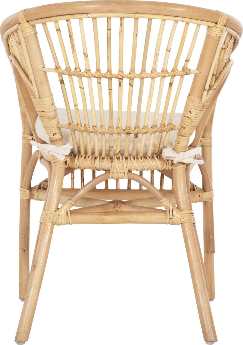 Karrige DAMPAR FH9929.04 ratan, jastëk i bardhë, 59x61x80 cm