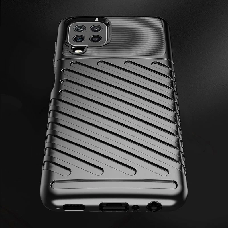 Mbështjellës Hurtel Thunder Case për Samsung Galaxy A22 4G, TPU, Kaltër