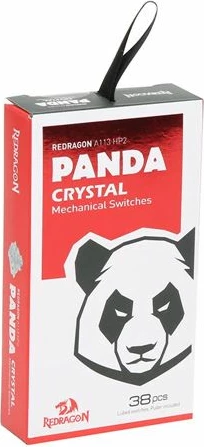 Switch për tastierë mekanike Redragon Panda A113 HP2, tactile pre-lubed, 38 copë, transparent