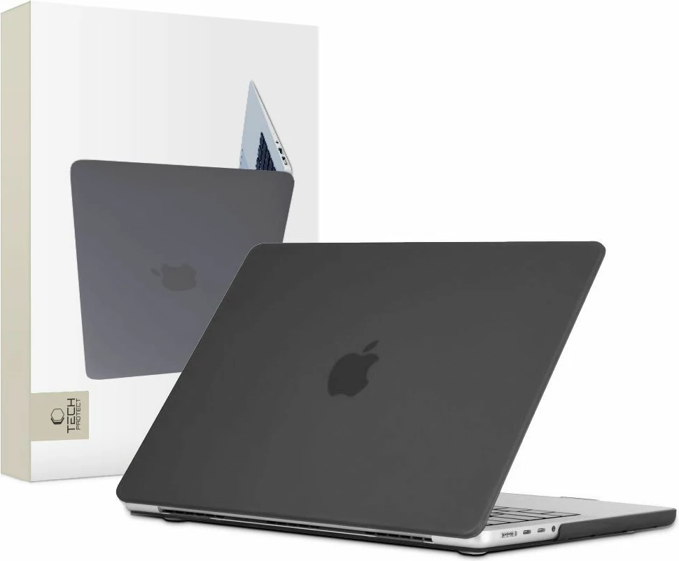 Mbështjellës Tech-Protect SmartShell për MacBook Pro 16" (M1/M2/M3) 2021-2023, i zi mat