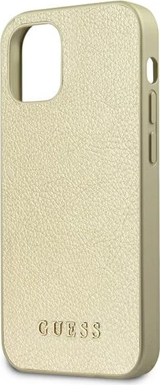 Mbështjellës Guess Iridescent për iPhone 12 mini, Gold
