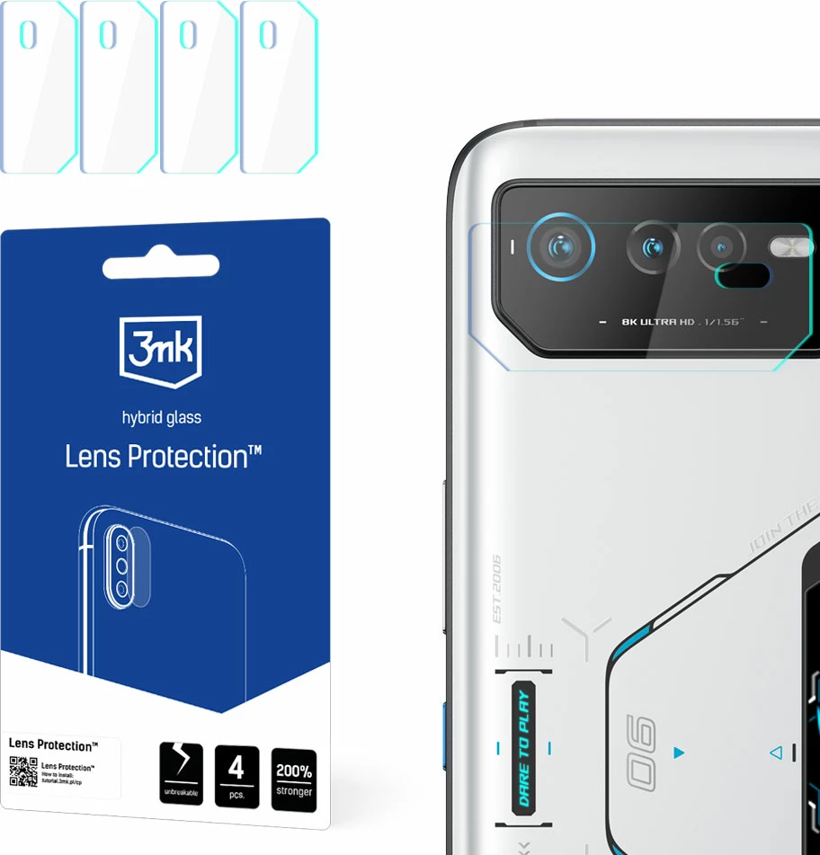Xham mbrojtës kamerës 3mk Protection Lens Protection, për Asus ROG Phone 6 / 6 Pro / 6D / 6D Ultimate