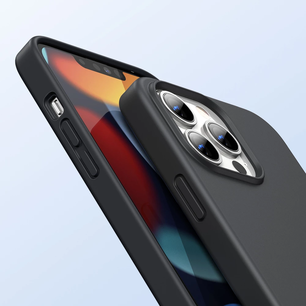 Mbështjellës silikon Ugreen për iPhone 13 Pro, i zi