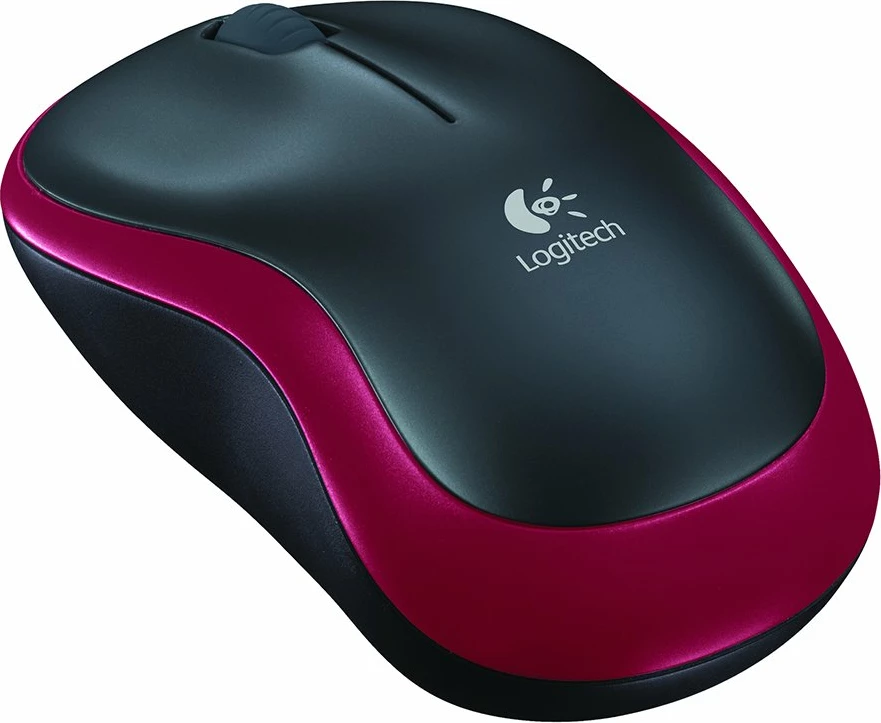 Maus wireless Logitech M185 RF 3 butona, i kuq