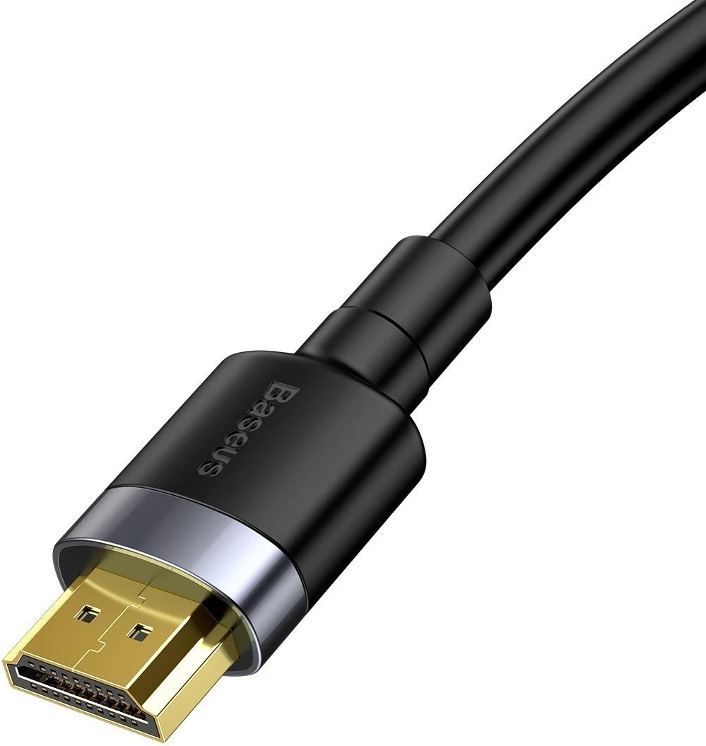 Kabllo HDMI Baseus Cafule 2.0, 4K, 3D, 5m, zi-gri