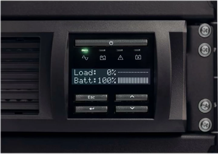 UPS i zgjuar APC Smart-UPS SMT1500RMI2UC, kohë rezervë 4–9 min, USB, ngjyrë e zezë