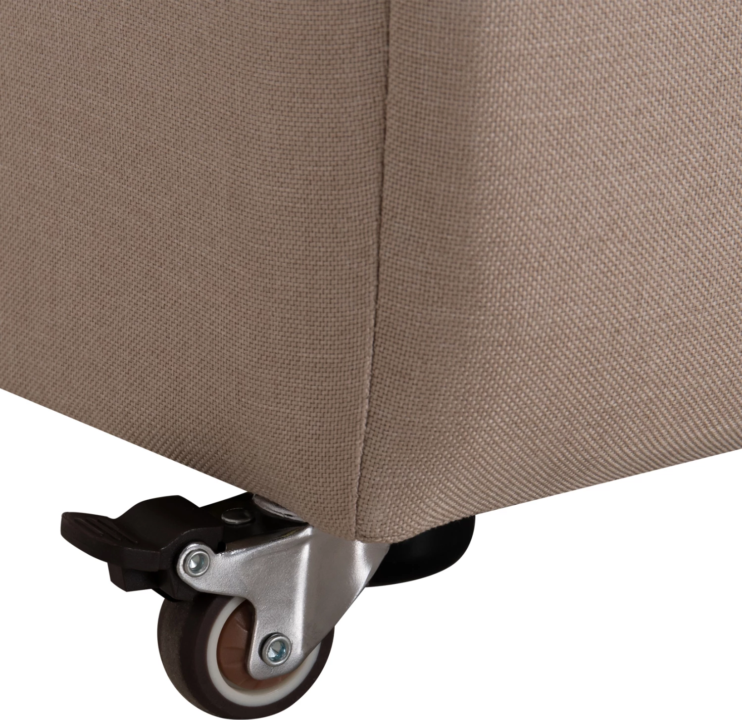 Krevat-sofa 3 vendesh KEND, material stof, bezhë e çelët, 188x85x82cm
