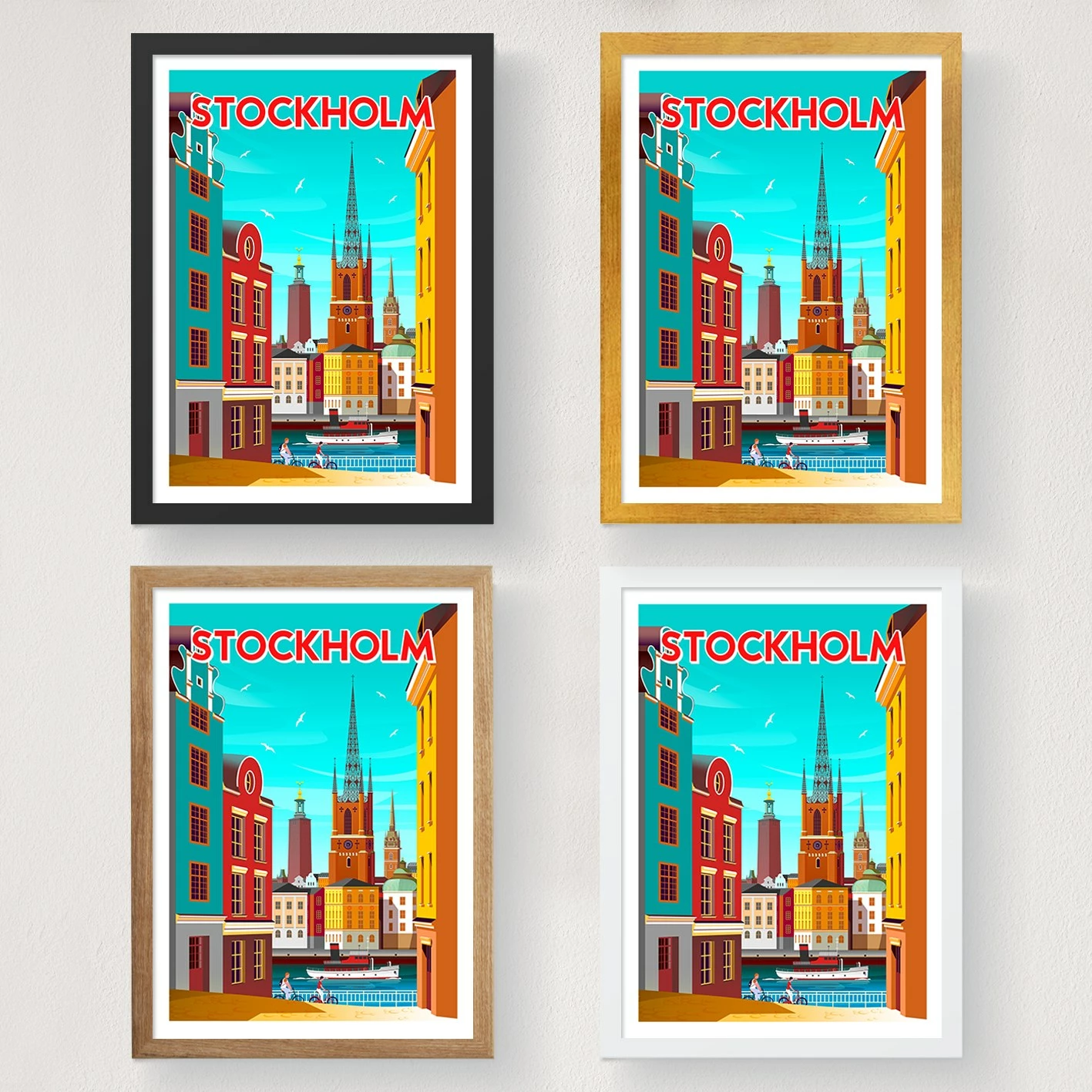 Poster A3 Wallity, Stockholm - 2014