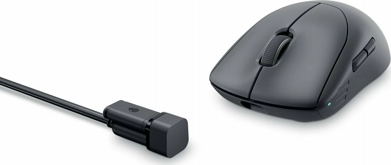 Maus gaming pa tela Dell Alienware Pro Dark 26000 DPI, 6 butona, me kabllo dhe pa tela, i zi