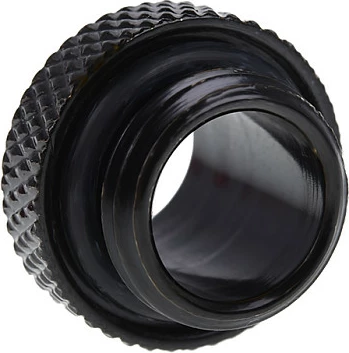 Nipel i dyfishtë Alphacool Eiszapfen, G1/4 mashkull në G1/4 mashkull, i zi